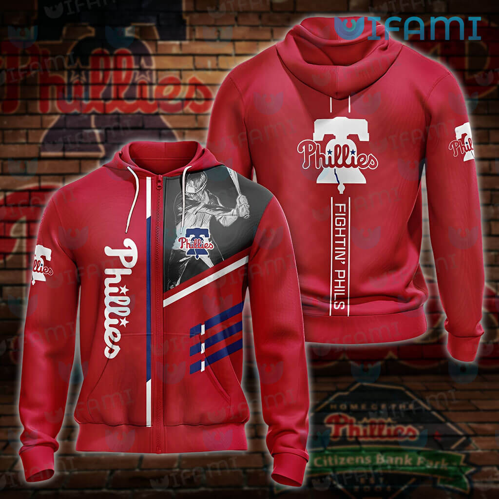 Red Phillies Hoodie 3D Fightin' Phils Philadelphia Phillies Gift -  Personalized Gifts: Family, Sports, Occasions, Trending