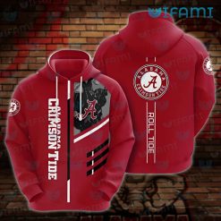 Roll Tide Hoodie 3D Red Player Best Gifts For Alabama Fans