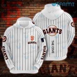SF Giants Hoodie Mens Stripe Pattern San Francisco Giants Gift