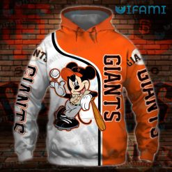 SF Giants Womens Hoodie Mickey Mouse San Francisco Giants Gift
