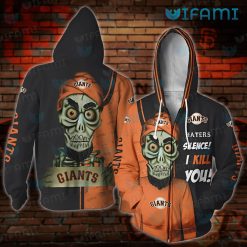 SF Giants Zip Up Hoodie 3D Achmed Haters Silence San Francisco Giants Gift