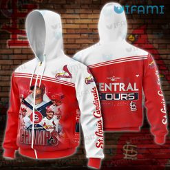 STL Cardinals Hoodie 3D The Central Is Ours St Louis Cardinals Zipper