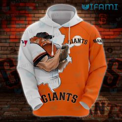 San Francisco Giants Hoodie 3D Broken Mascot SF Giants Gift