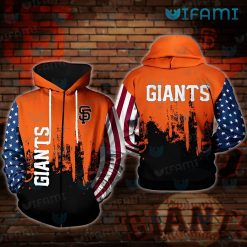 San Francisco Giants Hoodie Vintage Grunge Pattern San Francisco Giants Gift