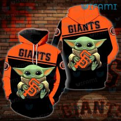 San Francisco Giants Womens Hoodie 3D Baby Yoda SF Giants Gift