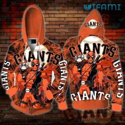 San Francisco Giants Zip Up Hoodie 3D Deadpool SF Giants Gift
