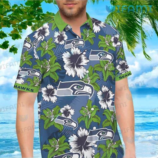 Seahawks Hawaiian Shirt Bold and Sporty Seattle Seahawks Gift