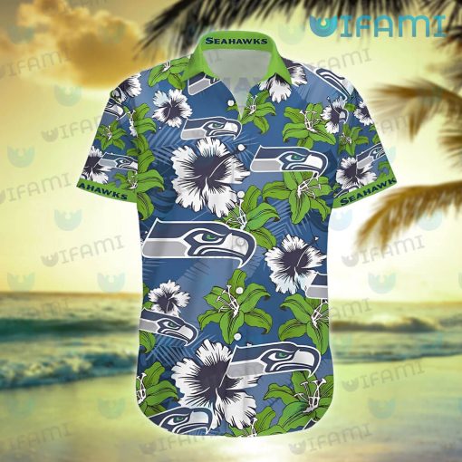 Seahawks Hawaiian Shirt Bold and Sporty Seattle Seahawks Gift