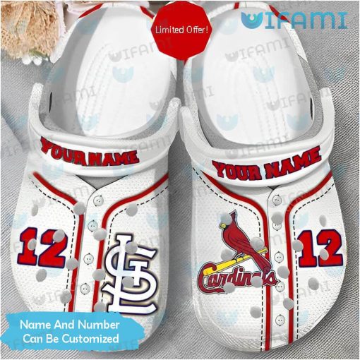 St Louis Cardinals Crocs End Zone Elegance New Personalized STL Cardinals Gifts