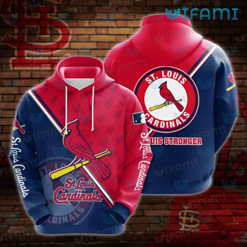 St Louis Cardinals Hoodie 3D Big Logo St Louis Cardinals Gift