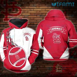 St Louis Cardinals Hoodie 3D Football On Fire St Louis Cardinals Gift