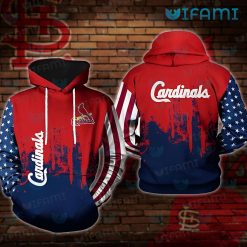 St Louis Cardinals Hoodie 3D Grunge Pattern St Louis Cardinals Gift