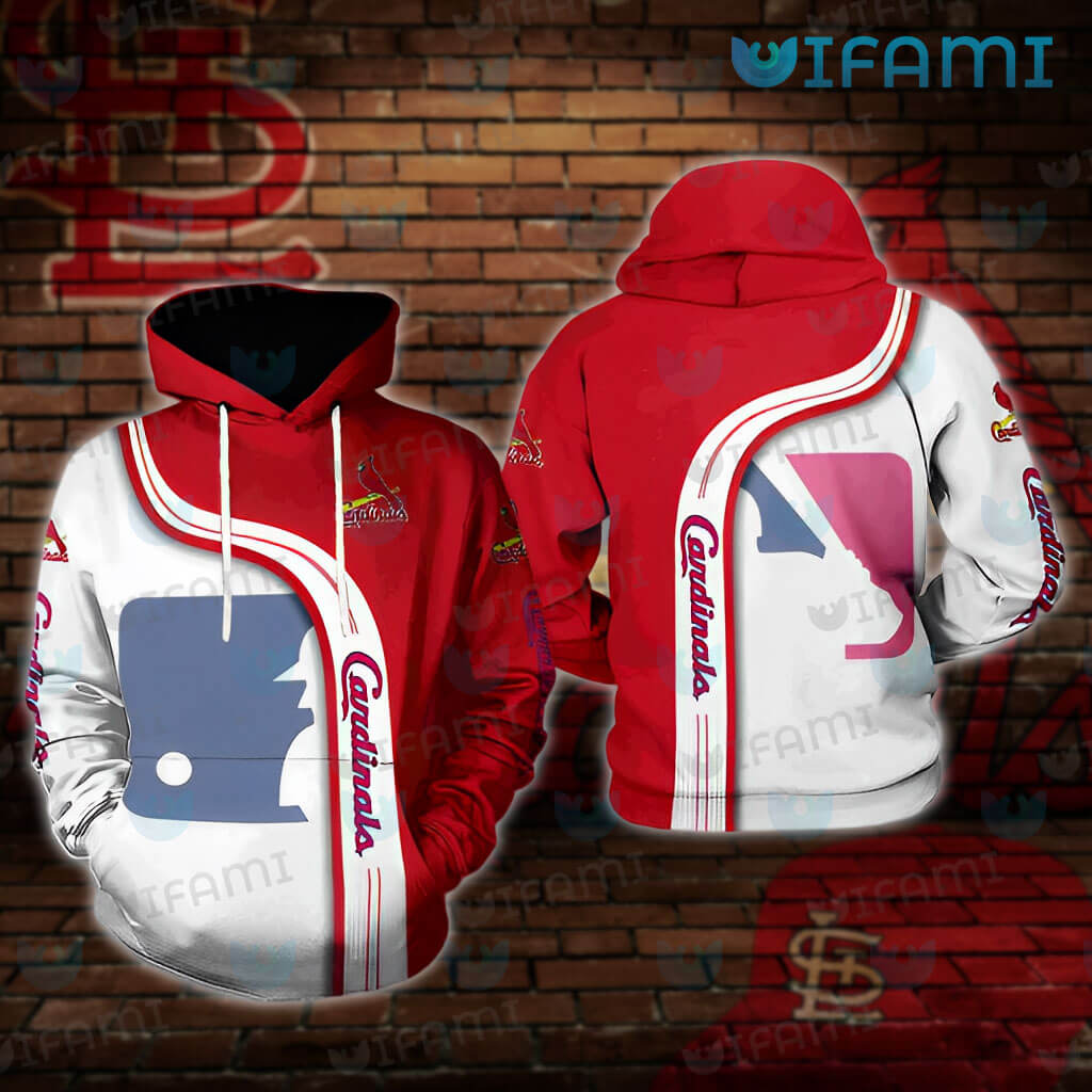 MLB St. Louis Cardinals Red 3D Hoodie Zip Hoodie For Men And Women