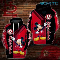 St Louis Cardinals Hoodie 3D Mickey Mouse St Louis Cardinals Gift