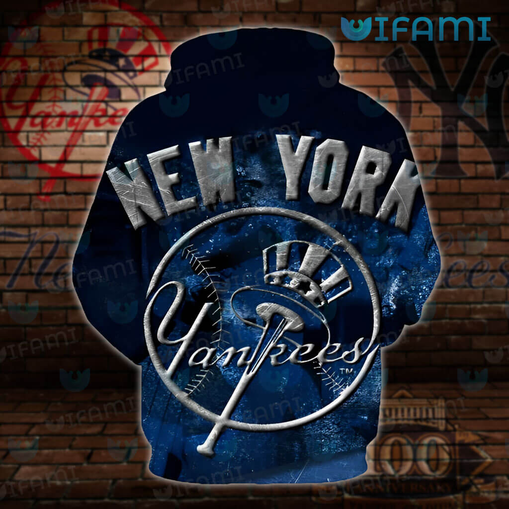 Supreme Yankees Hoodie 3D Big Logo New York Yankees Gift