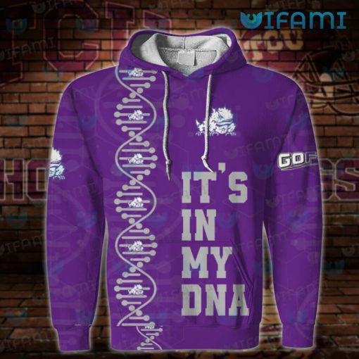 TCU Hoodie 3D It’s In My DNA Go Frogs TCU Gift