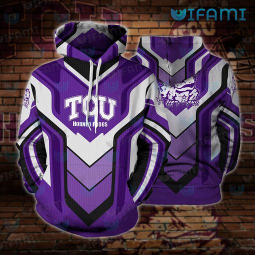 TCU Mens Hoodie 3D Armor Design TCU Gift