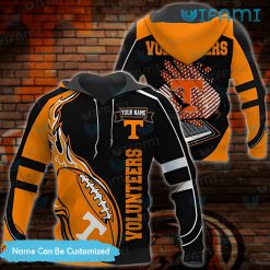 Tennessee Football Hoodie 3D On Fire Custom Best Tennessee Volunteers Gifts
