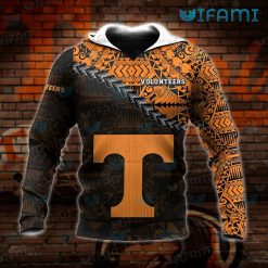 Tennessee Vols Hoodie 3D Polynesian Pattern Volunteers Gift