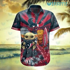 Texans Hawaiian Shirt Baby Yoda Houston Texans Present