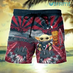 Texans Hawaiian Shirt Baby Yoda Houston Texans Short