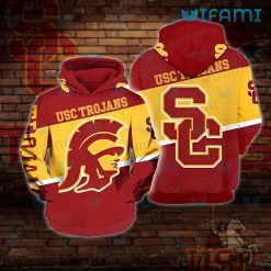 USC Hoodie 3D Big Logo USC Trojans Gift