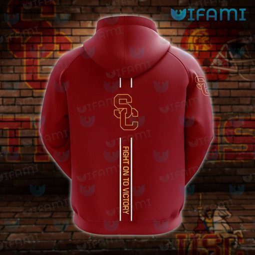 USC Hoodie 3D Fight On To Victory USC Gift