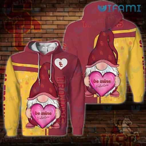 USC Hoodie 3D Gnome Be Mine Valentine USC Gift