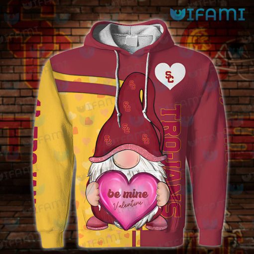USC Hoodie 3D Gnome Be Mine Valentine USC Gift