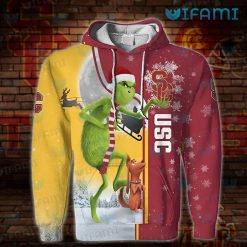 USC Hoodie 3D Grinch Max Hate Morning USC Present