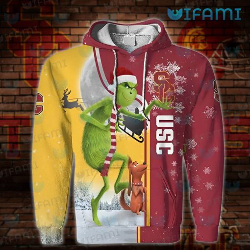 USC Hoodie 3D Grinch Max Hate Morning USC Gift