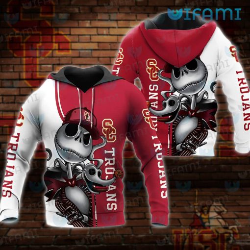 USC Hoodie 3D Jack Skellington Zero USC Trojans Gift