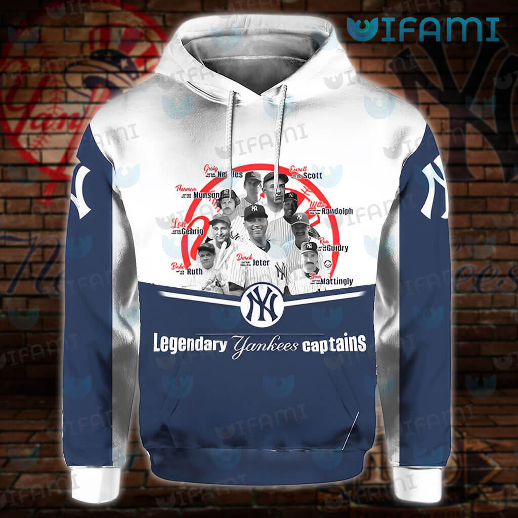 Vintage Yankees Hoodie 3D Legendary Captains New York Yankees Gift -  Personalized Gifts: Family, Sports, Occasions, Trending