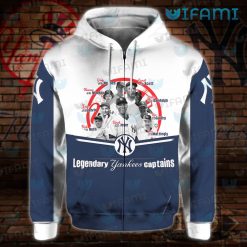 MLB New York Yankees Derek Jeter Pinstripe Pride 3D Pullover Hoodie For Fans