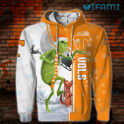 Vols Hoodie 3D Grinch Max Christmas Best Tennessee Volunteers Gifts