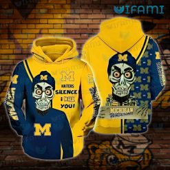 Wolverines Hoodie 3D Achmed Haters Silence I Kill You Michigan Wolverines Gift