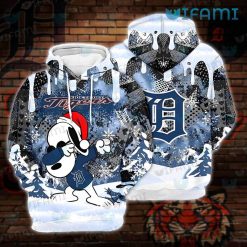 Womens Detroit Tigers Hoodie 3D Snoopy Dabbing Detroit Tigers Gift