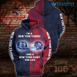 Yankees Hoodie 3D New York Giants For Life New York Yankees Gift
