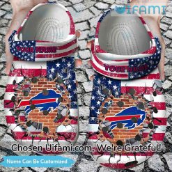 Custom Buffalo Bills Crocs Mens USA Flag Buffalo Bills Gift