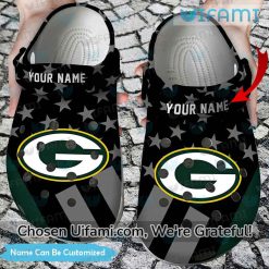 Custom Green Bay Packers Crocs USA Flag Gift Packers