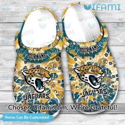 NFL Jacksonville Jaguars Hawaiian Shirt Custom Name Teal Flower Gold -  Ingenious Gifts Your Whole Family
