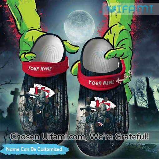 Custom KC Chiefs Crocs Jason Voorhees Kansas City Chiefs Gift