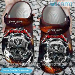 Custom Las Vegas Raiders Crocs Skull Metallica Raiders Gift