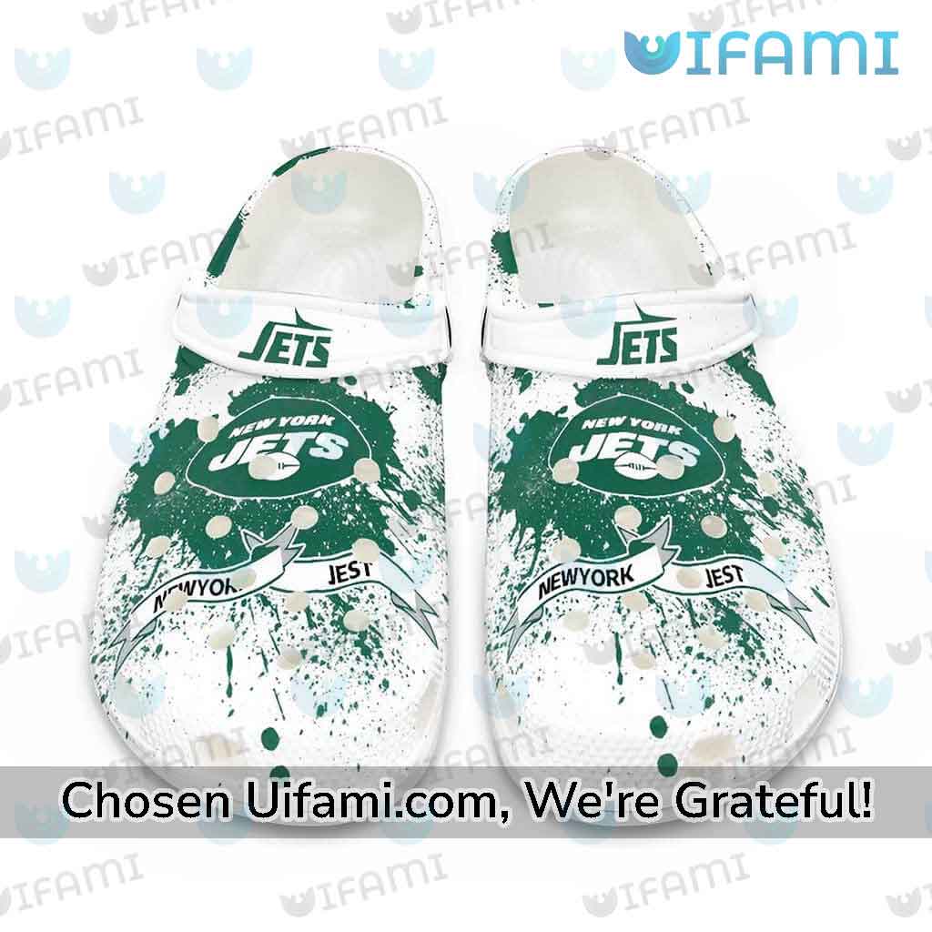 Top-selling Item] Personalized New York Jets gift for fan Rubber Crocs  Crocband Clogs Comfy Footwear97