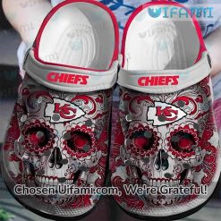 Kansas City Chiefs Crocs Sugar Skull Secret KC Chiefs Gifts For Him