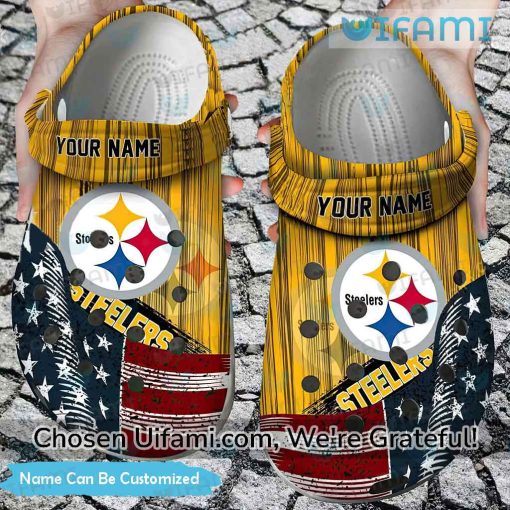 Personalized Mens Steelers Crocs Convenient Pittsburgh Steelers Gift