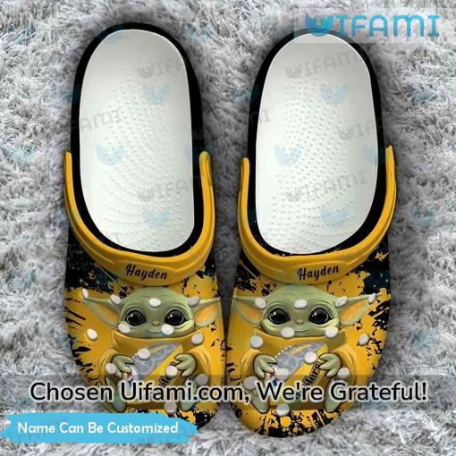Personalized Steelers Crocs Mens Baby Yoda Steelers Gift Ideas