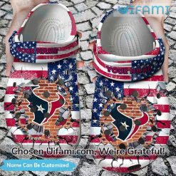 Personalized Texans Crocs USA Flag Houston Texans Gift 1