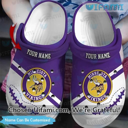 Personalized Vikings Crocs Famous Minnesota Vikings Gifts For Him