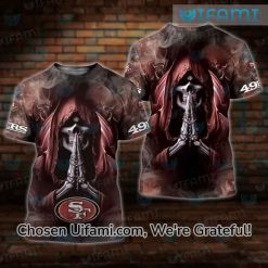49ers T-Shirt Men 3D Attractive Grim Reaper San Francisco 49ers Gift